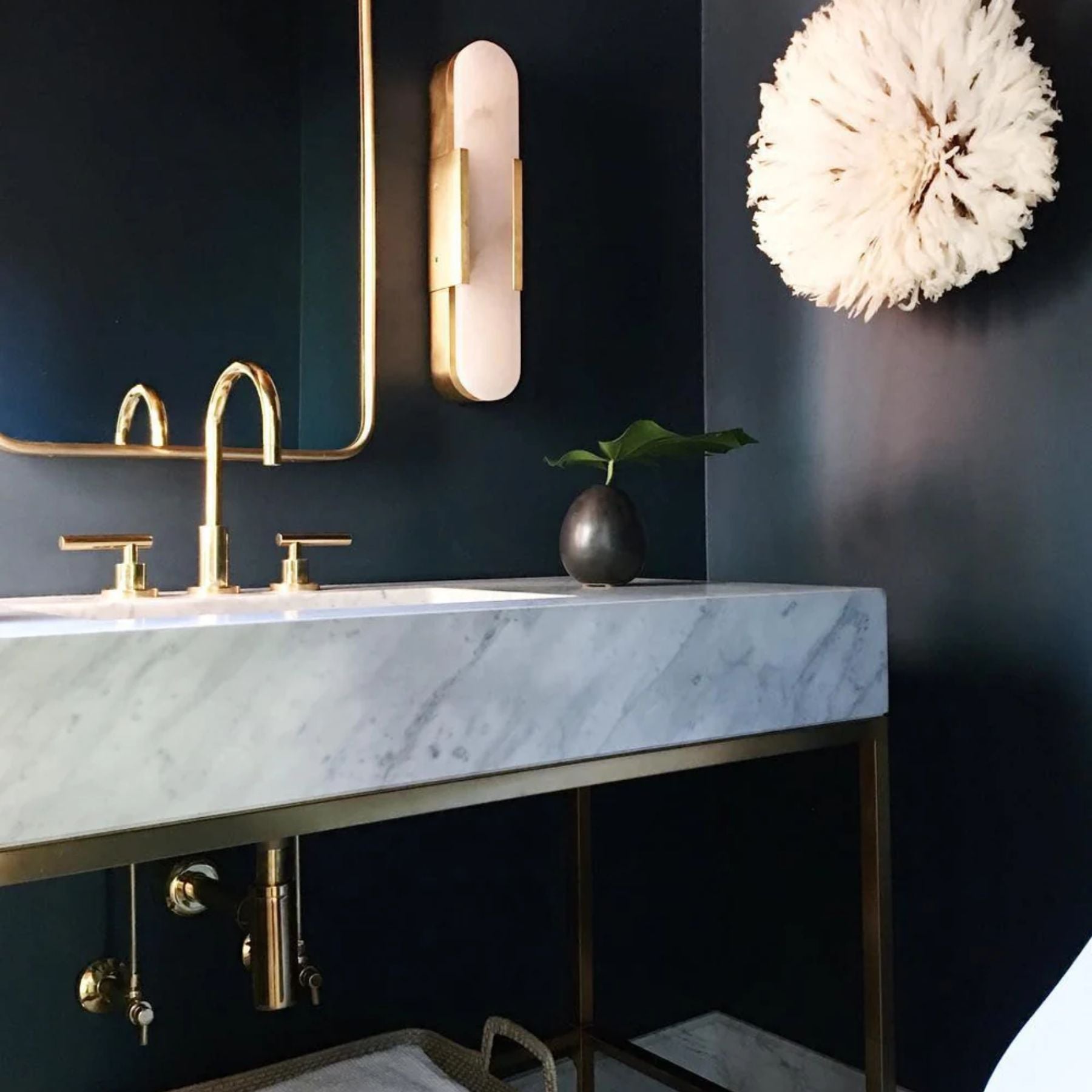 Marce Alabaster Wall Light
