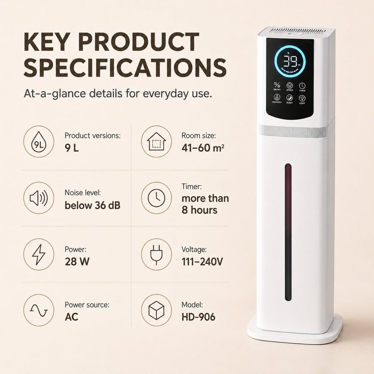Raco Ultrasonic Humidifier