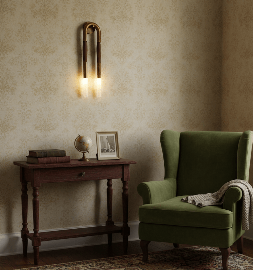 Horsehair Wall Lamp – detail 14