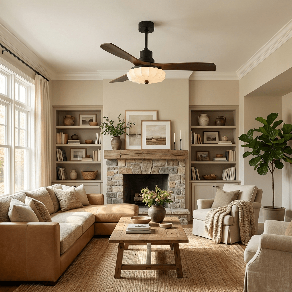 Allinyo Lotus Ceiling Fan Light