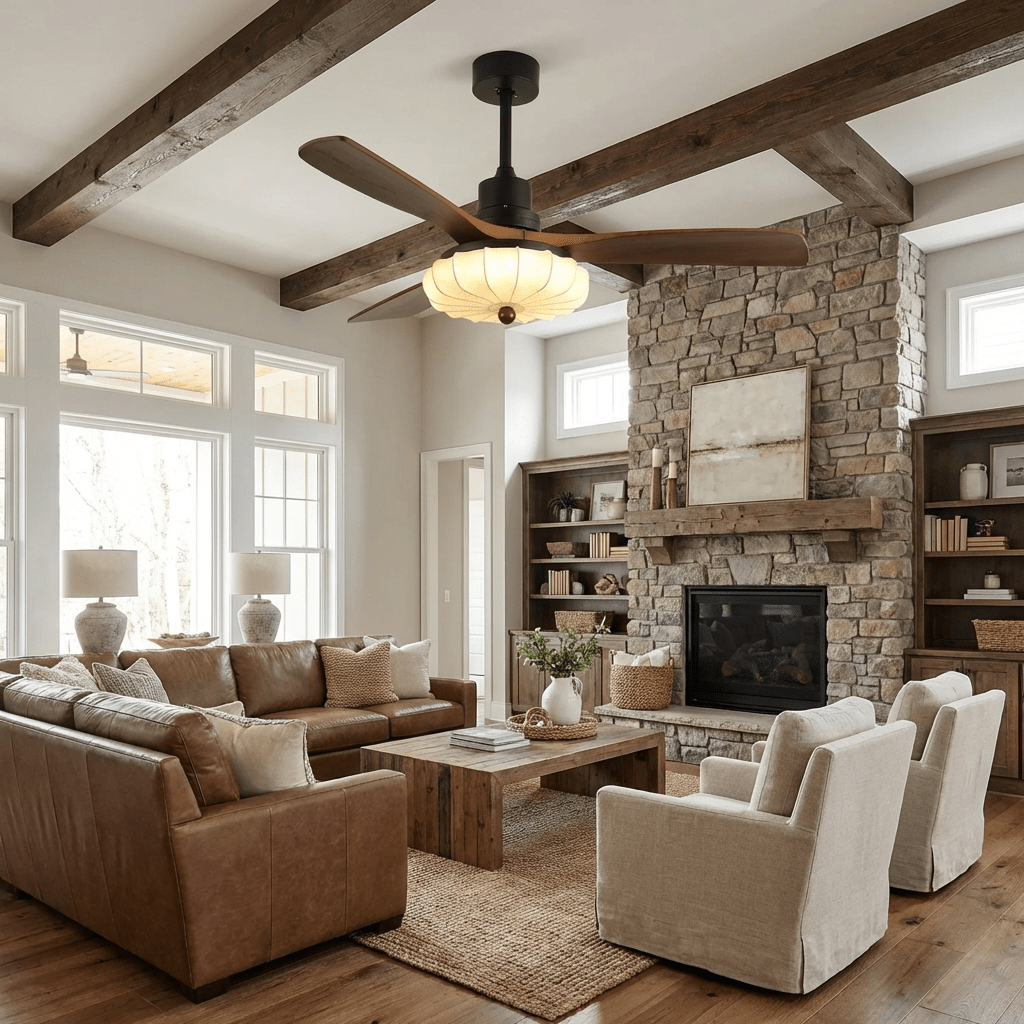 Allinyo Lotus Ceiling Fan Light