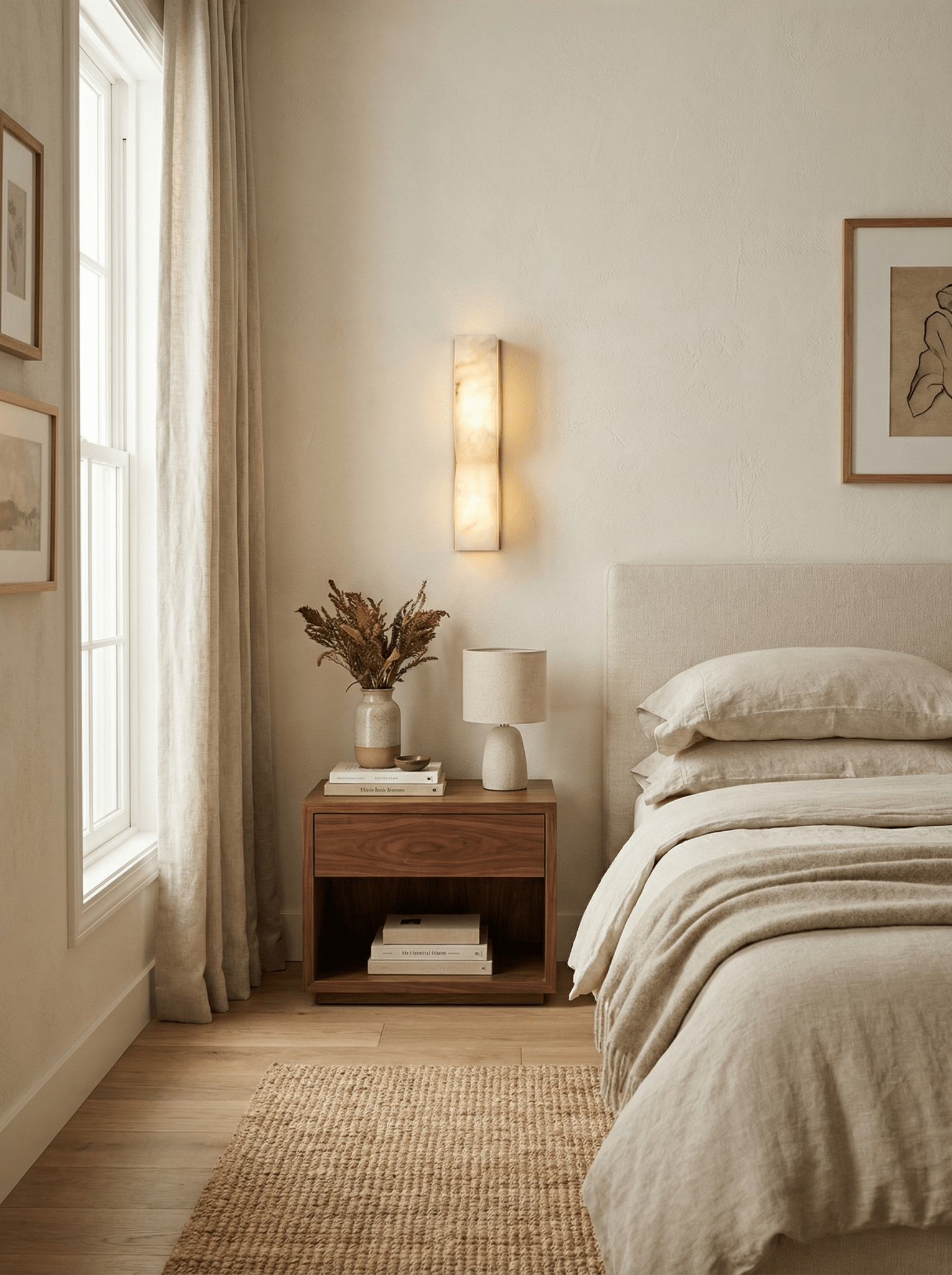 Soroza Alabaster Wall Light
