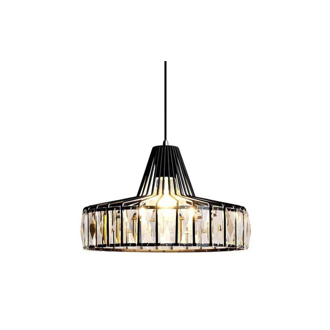 Cyo Black Crystal Pendant Light