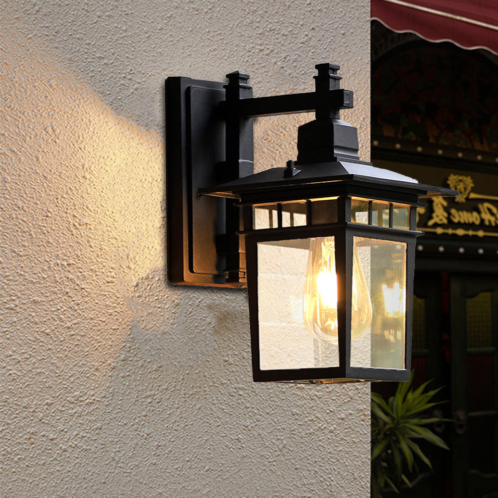 Kwadris Outdoor Lantern Wall Light
