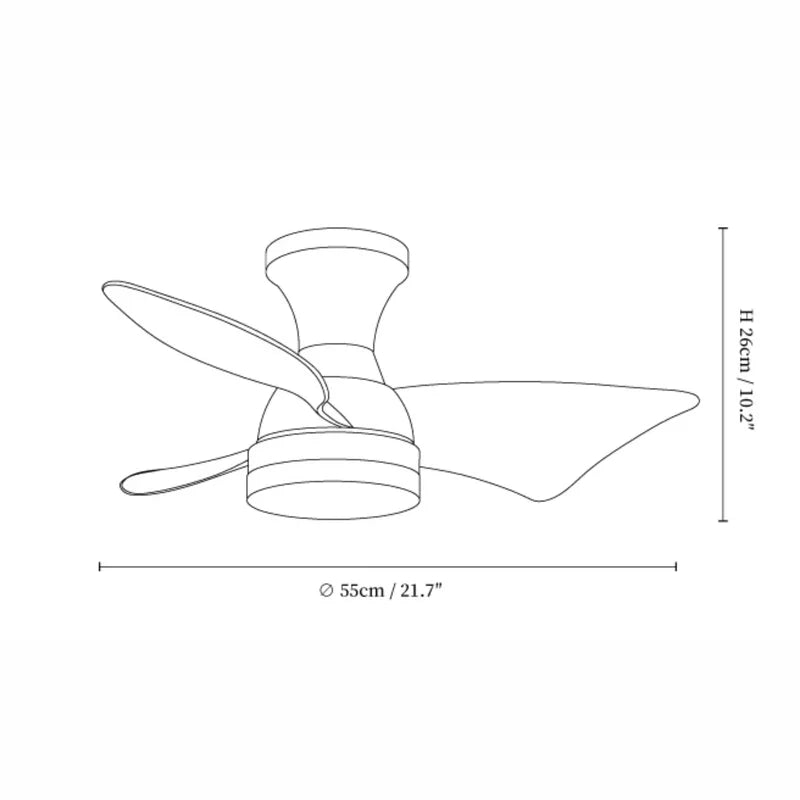 Avoressa Modern Ceiling Fan Light
