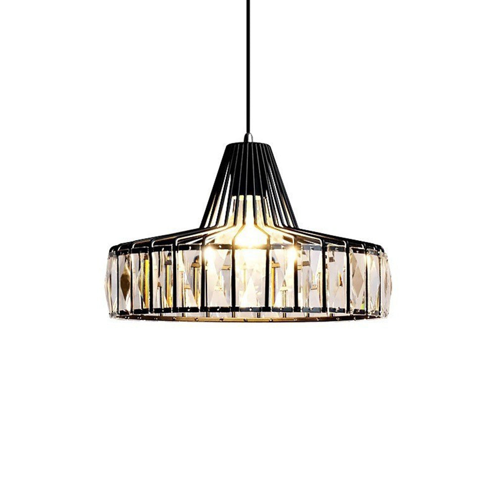 Cyo Black Crystal Pendant Light