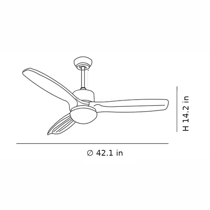 Avolano Outdoor Ceiling Fan Light