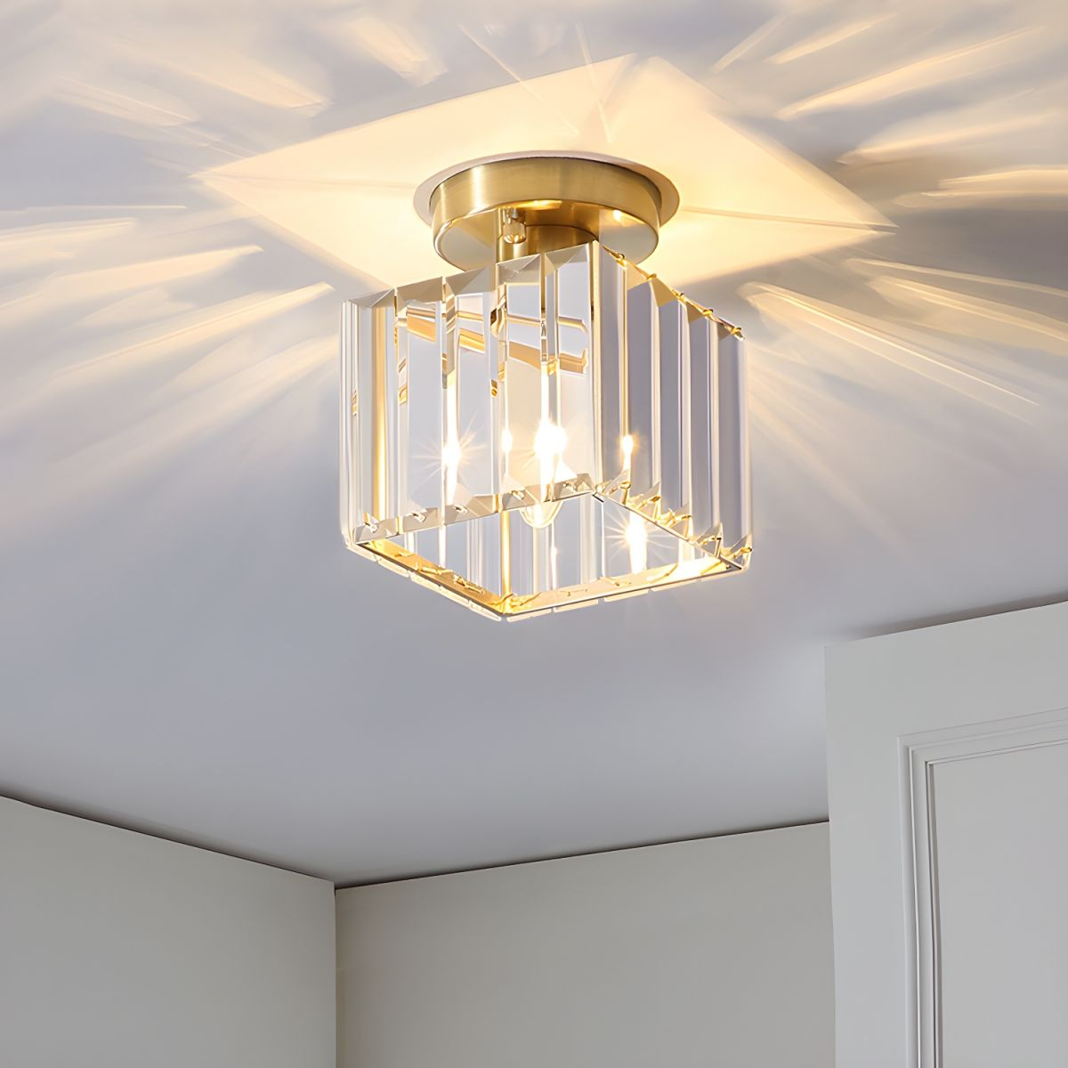 Cuozo Crystal Ceiling Light