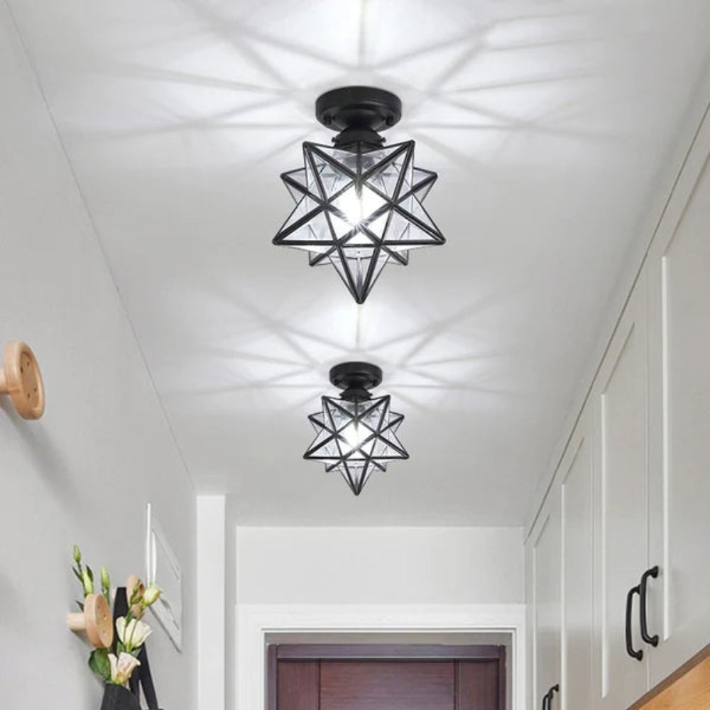 Star Shaped Ceiling Light