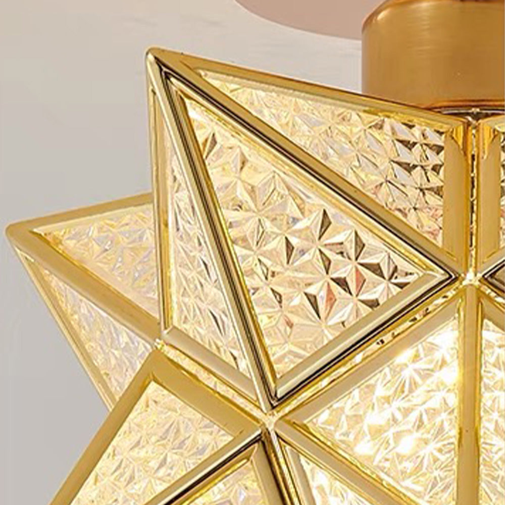 Star Shaped Ceiling Light