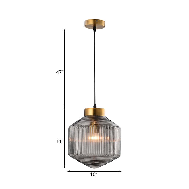 Torvell Ribbed Pendant Light