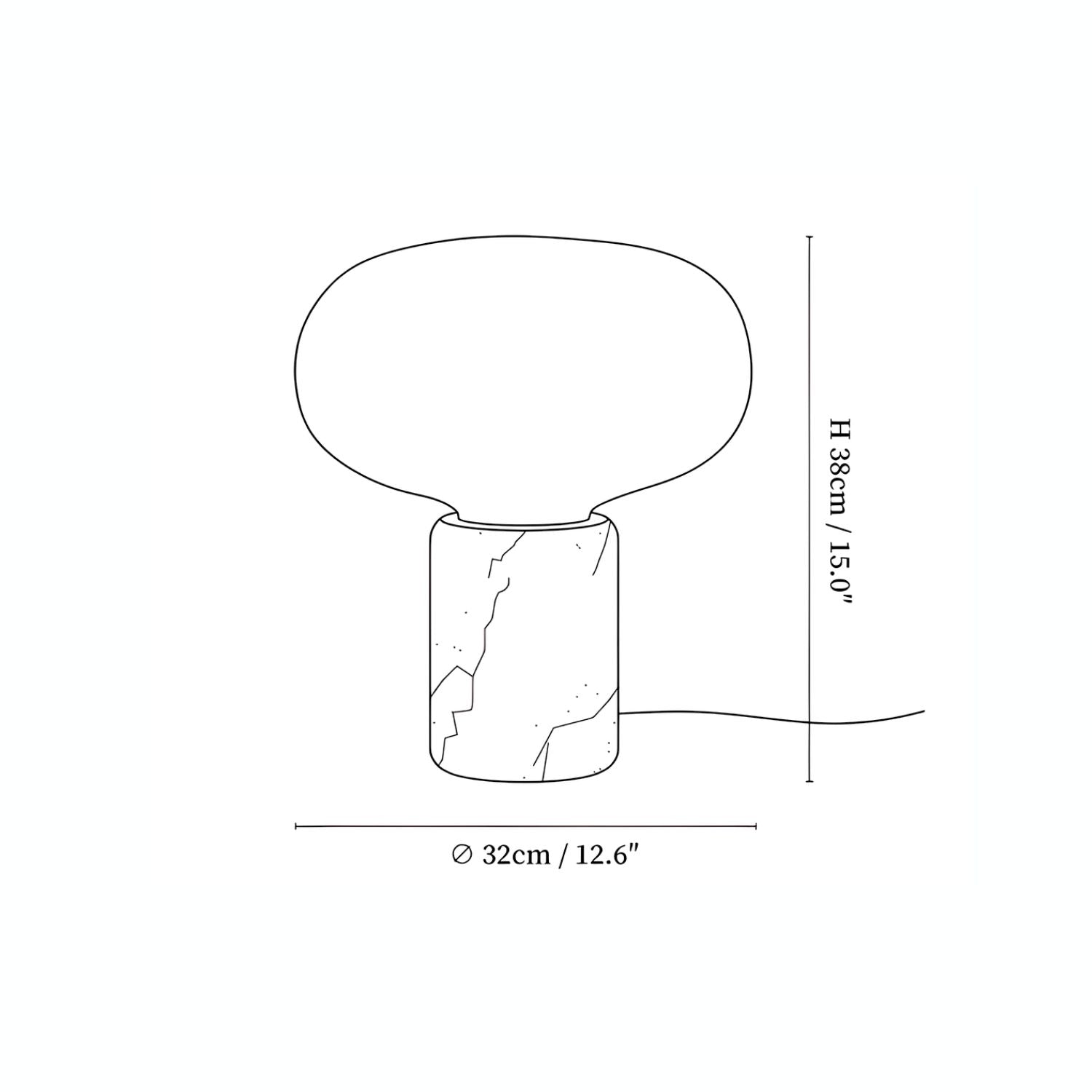 Nylson Marble Table Lamp
