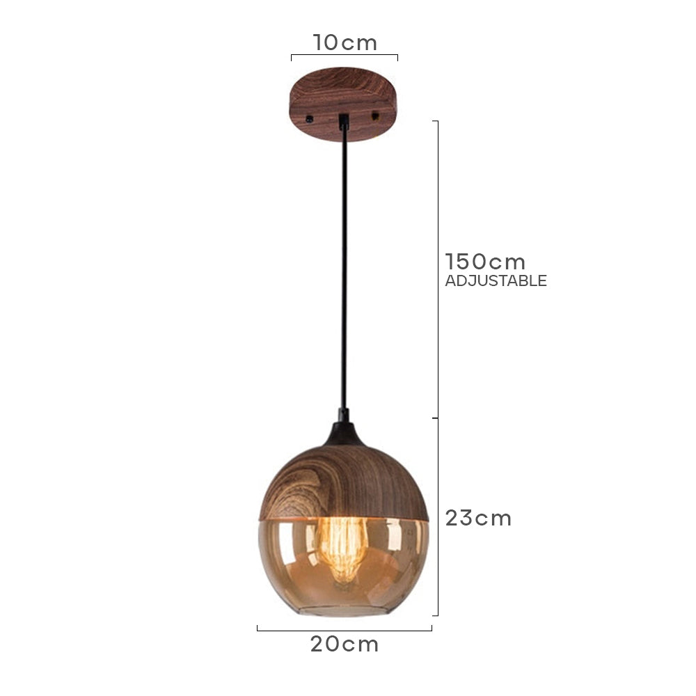 Toran Wooden Pendant Light