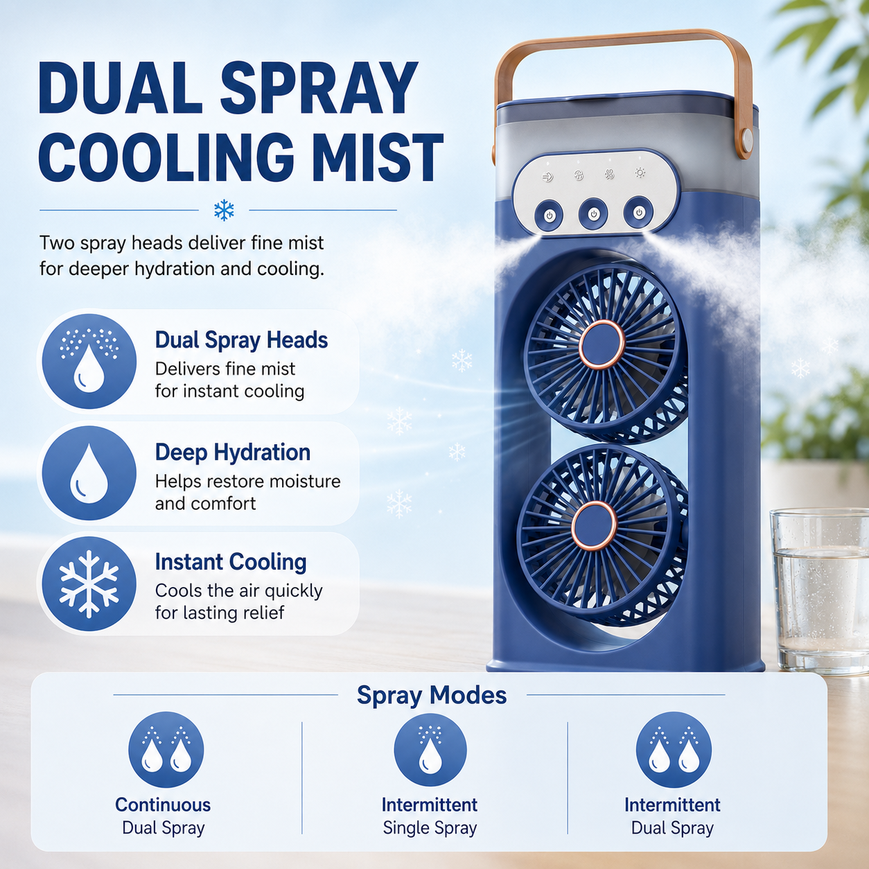 Foroova Portable Tower Fan