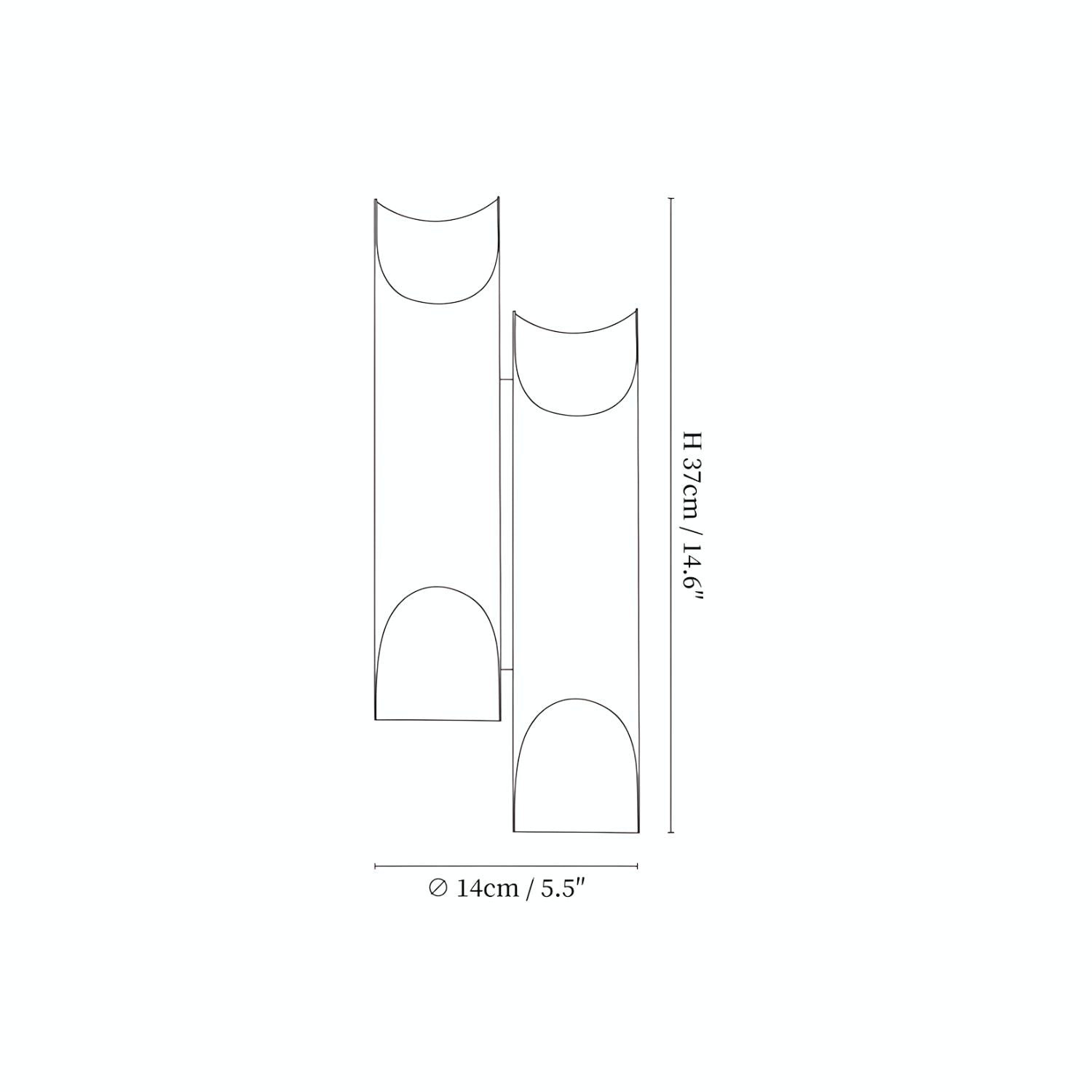 Lecona Brass Wall Light