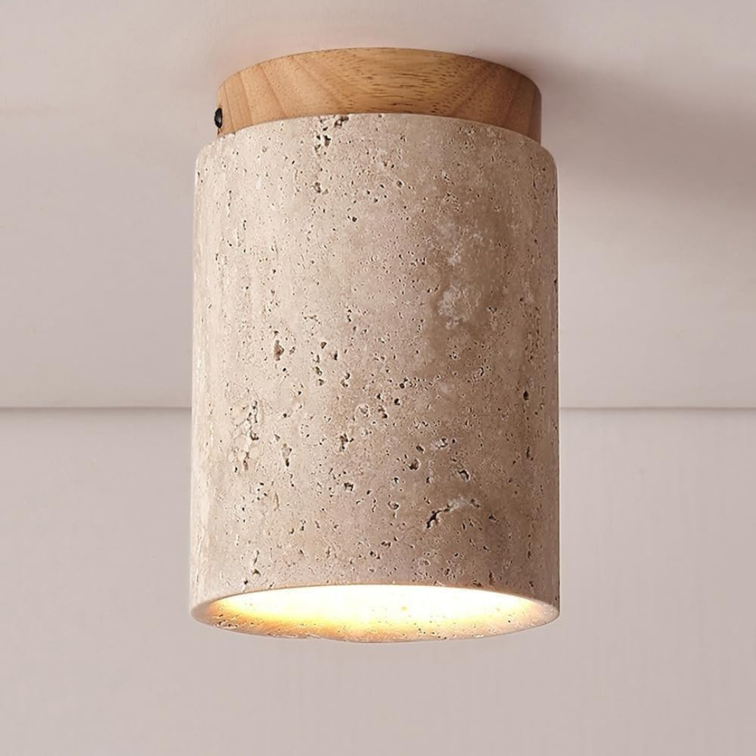 Sellon Travertine Ceiling Light