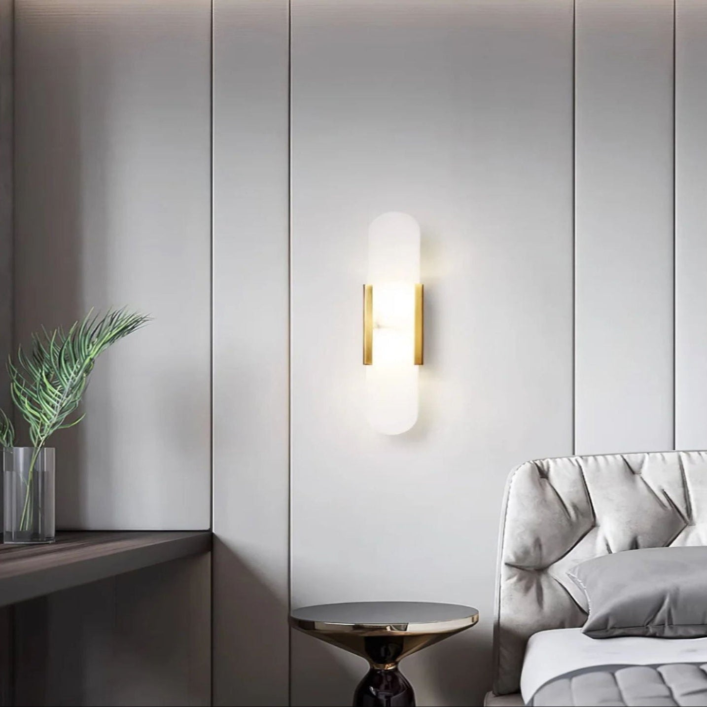 Marce Alabaster Wall Light