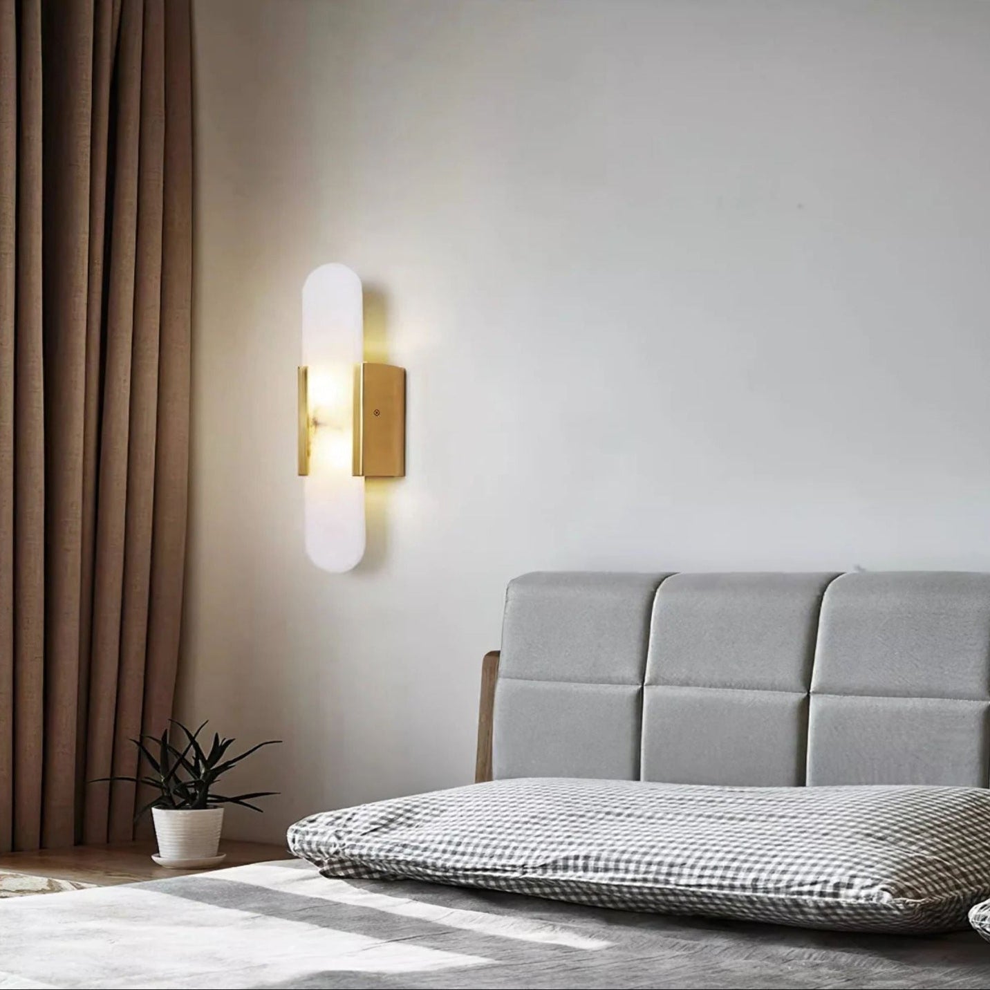 Marce Alabaster Wall Light