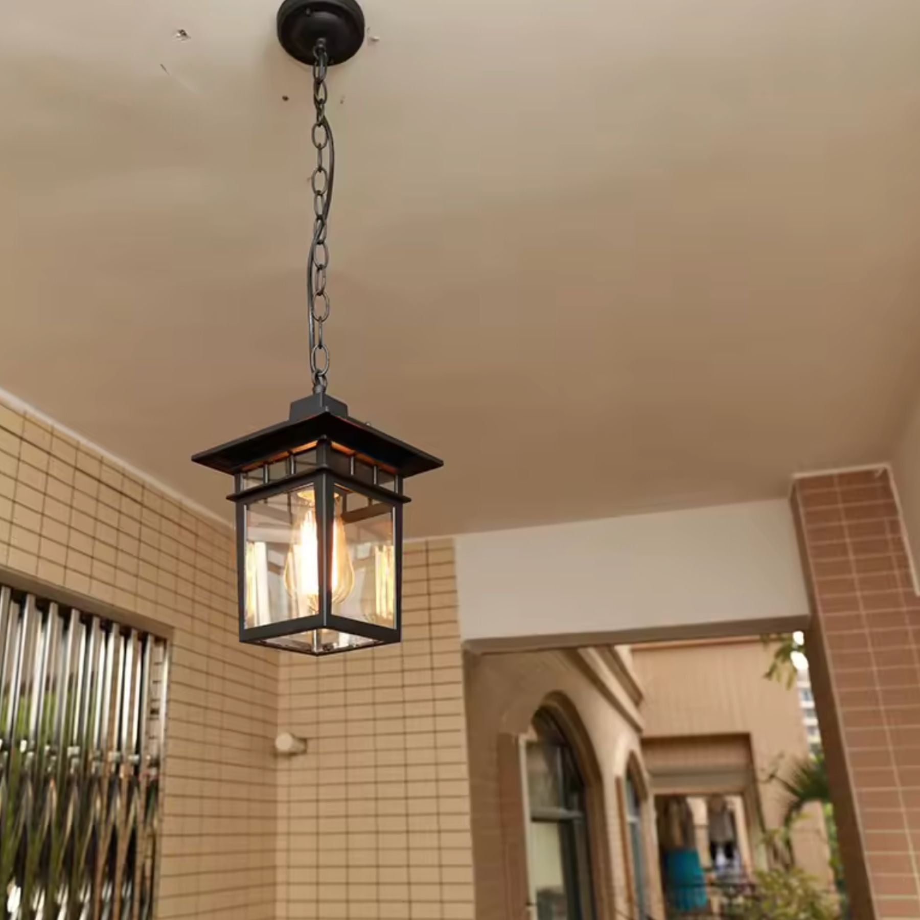 Kwadris Outdoor Lantern Wall Light