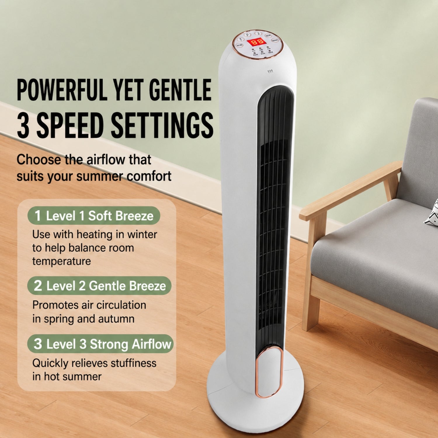 Bacarina Tower Fan