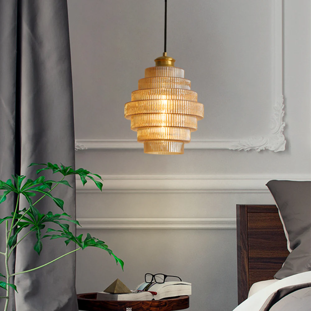 Molenna Ribbed Pendant Light