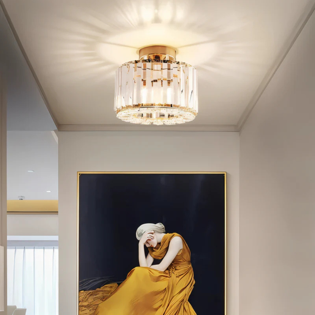 Lexera Crystal Ceiling Light