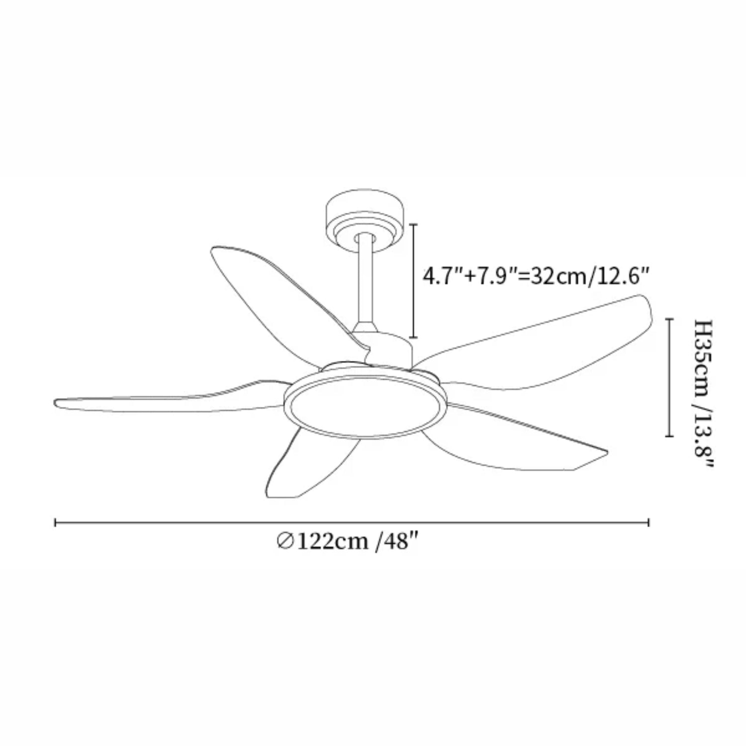 Amoro Ceiling Fan Light