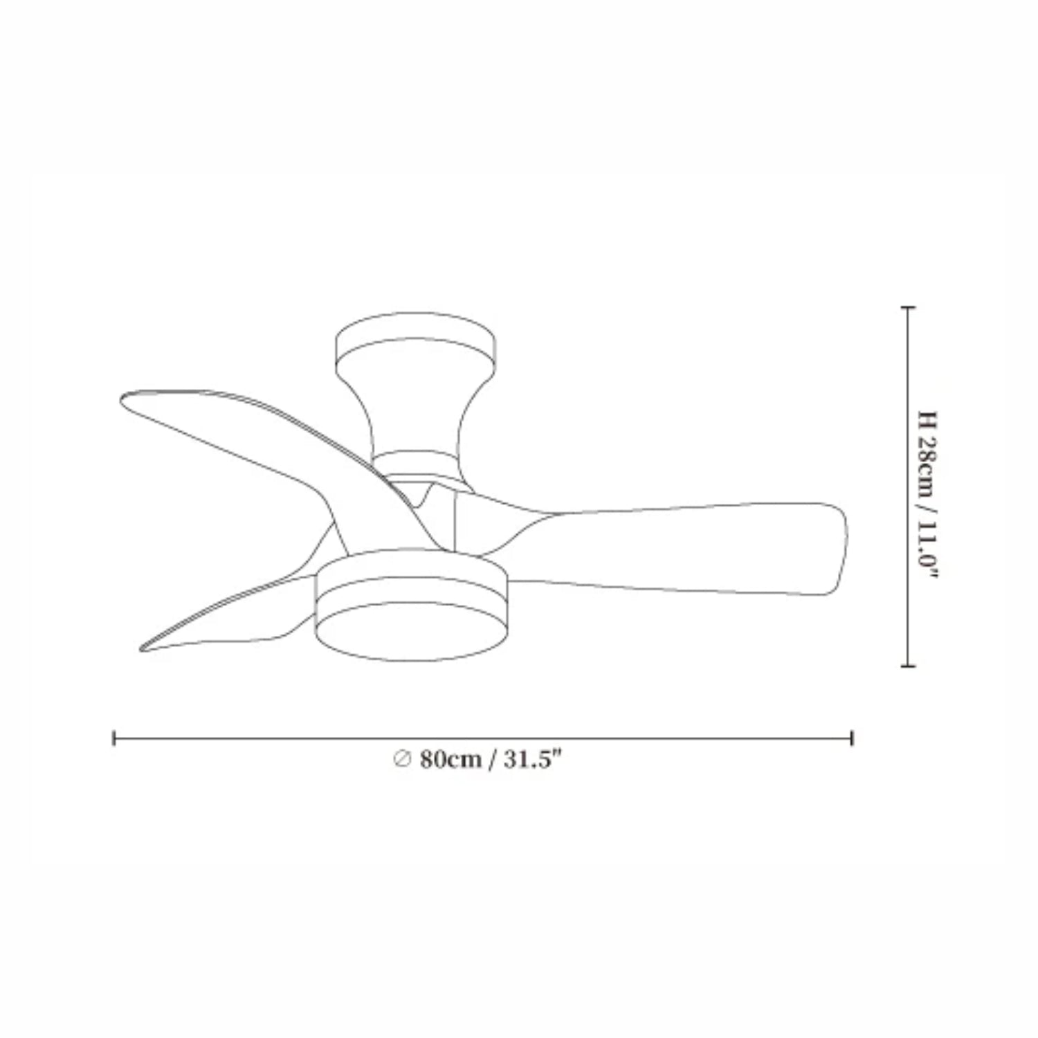 Avolin Ceiling Fan Light