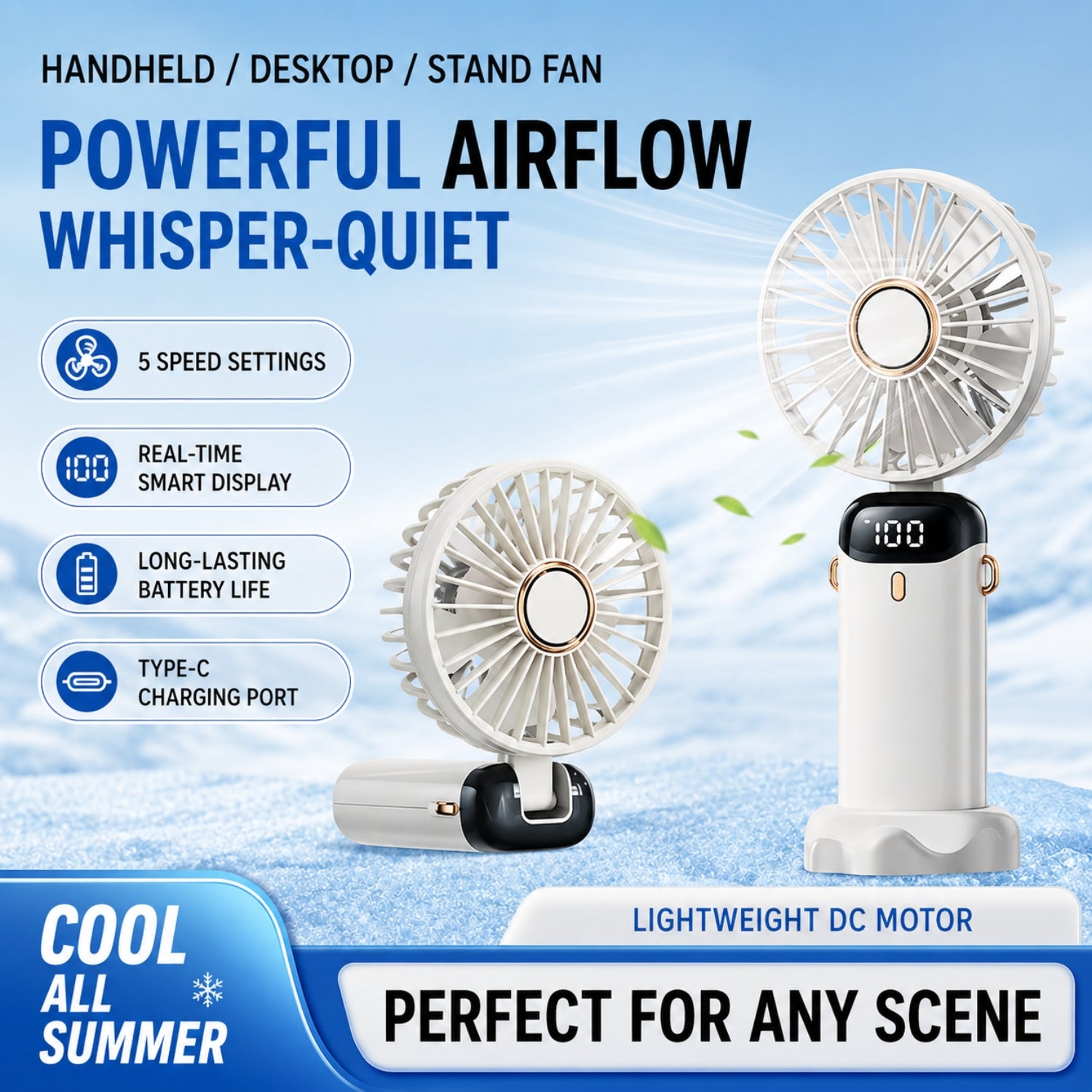 Bacariel Foldable Fan