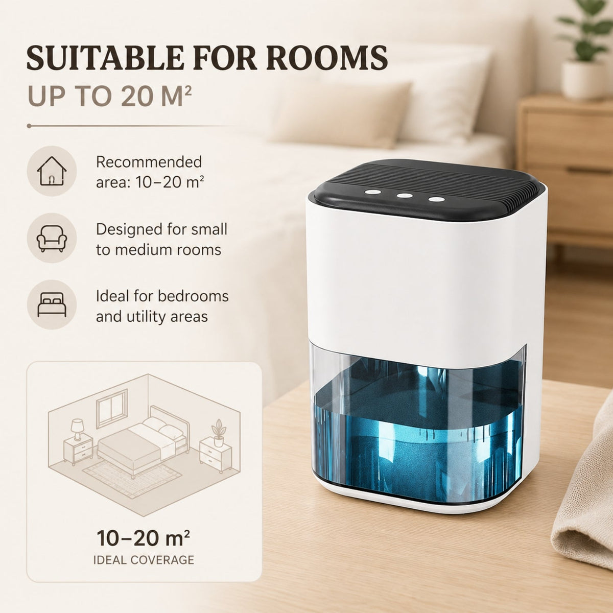 Icela Compact Dehumidifier