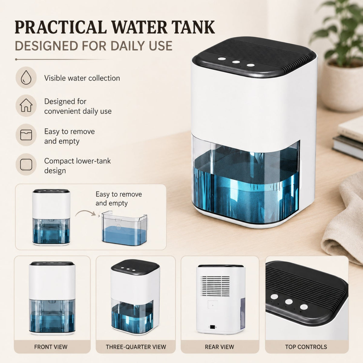 Icela Compact Dehumidifier