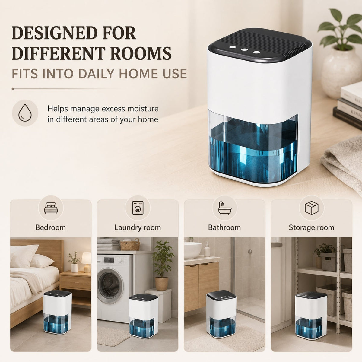 Icela Compact Dehumidifier