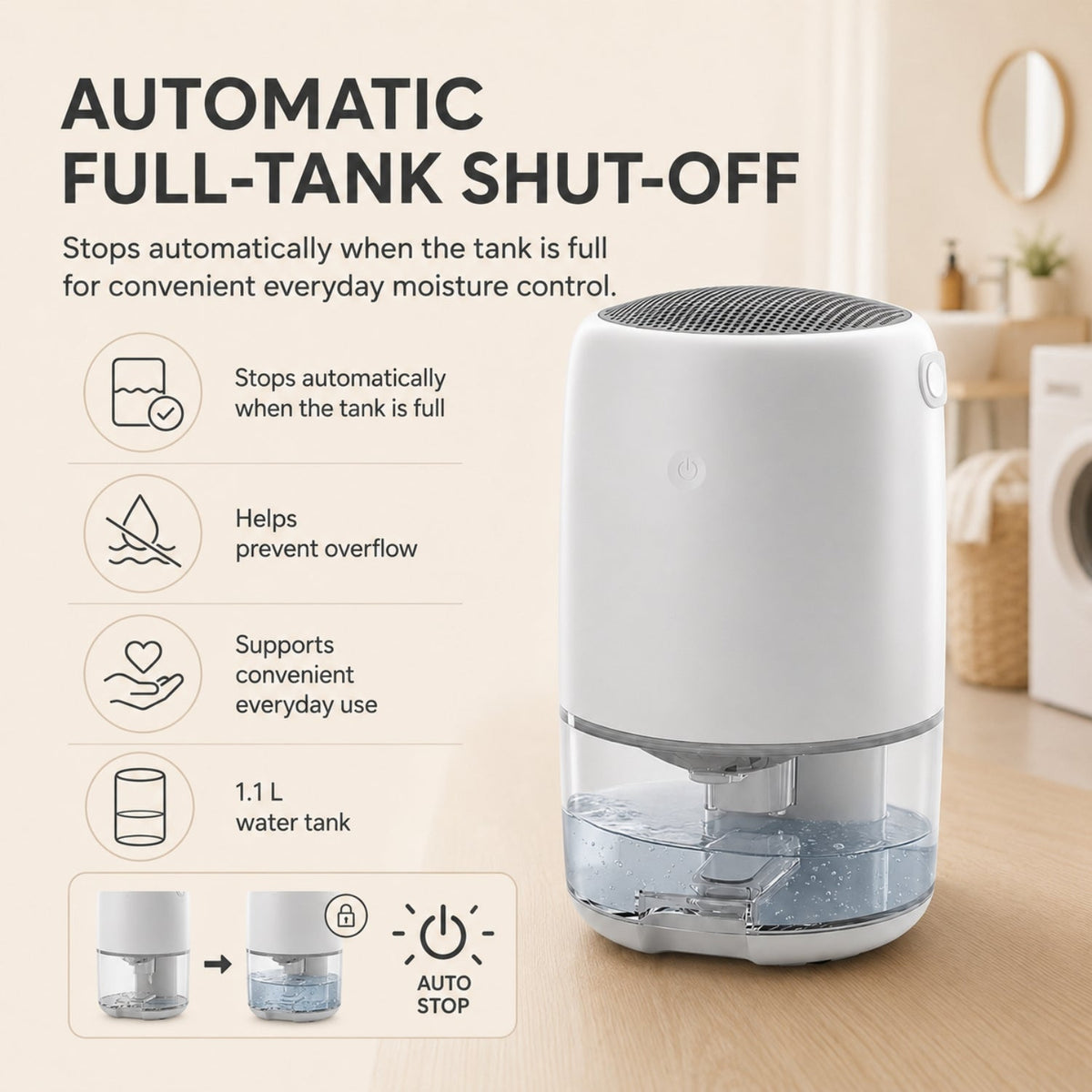 Piravo Dehumidifier