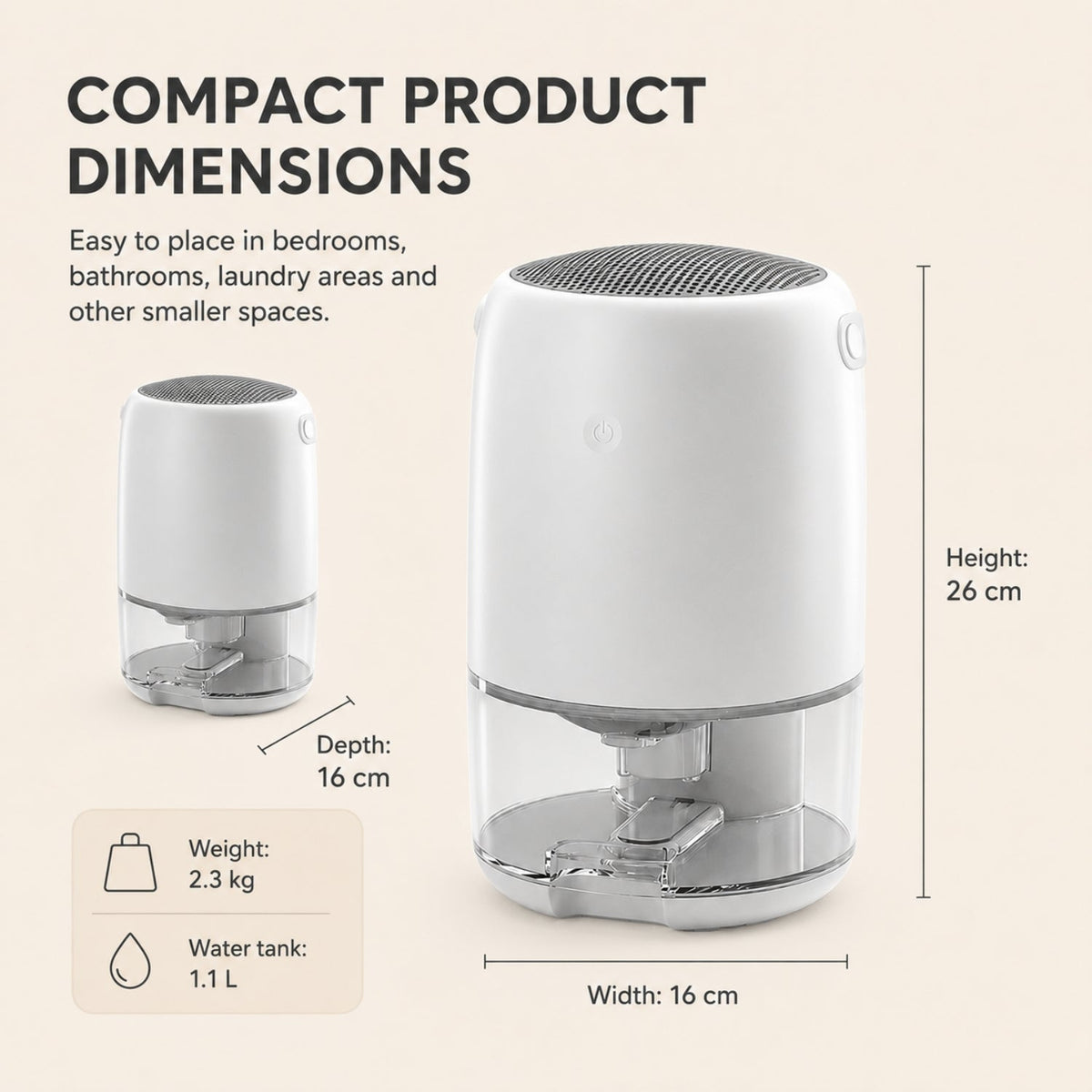 Piravo Dehumidifier