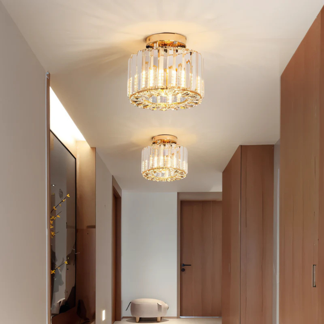 Lexera Crystal Ceiling Light
