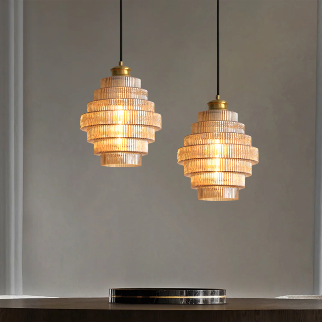 Molenna Ribbed Pendant Light