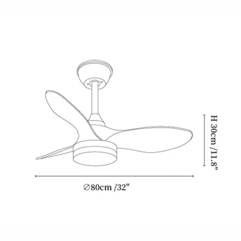 Avolavo Modern Ceiling Fan Light
