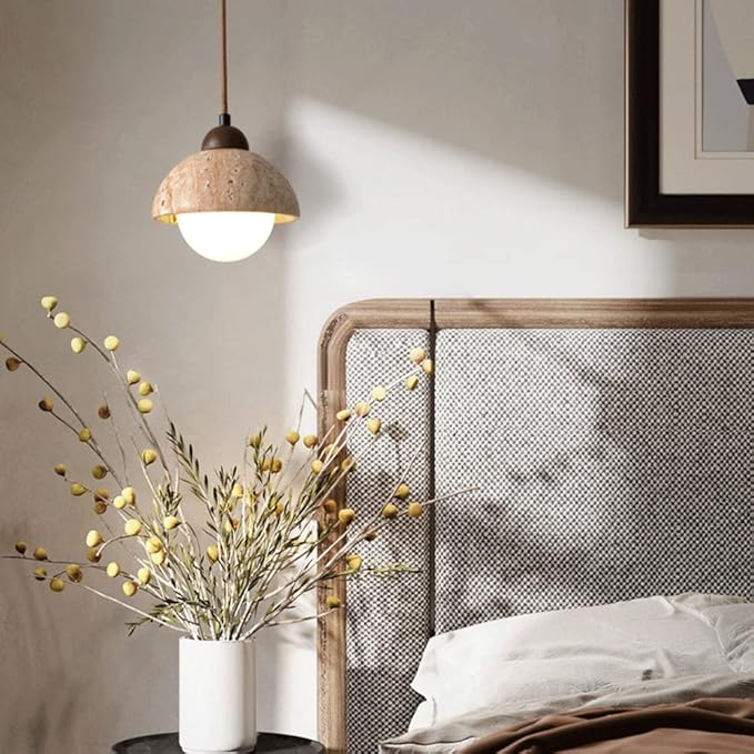 Pleno Travertine Pendant Light