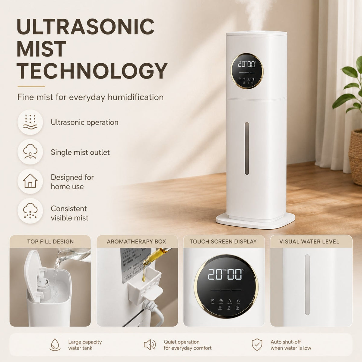 Ibavor Ultrasonic Humidifier