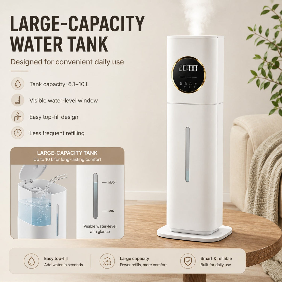 Ibavor Ultrasonic Humidifier