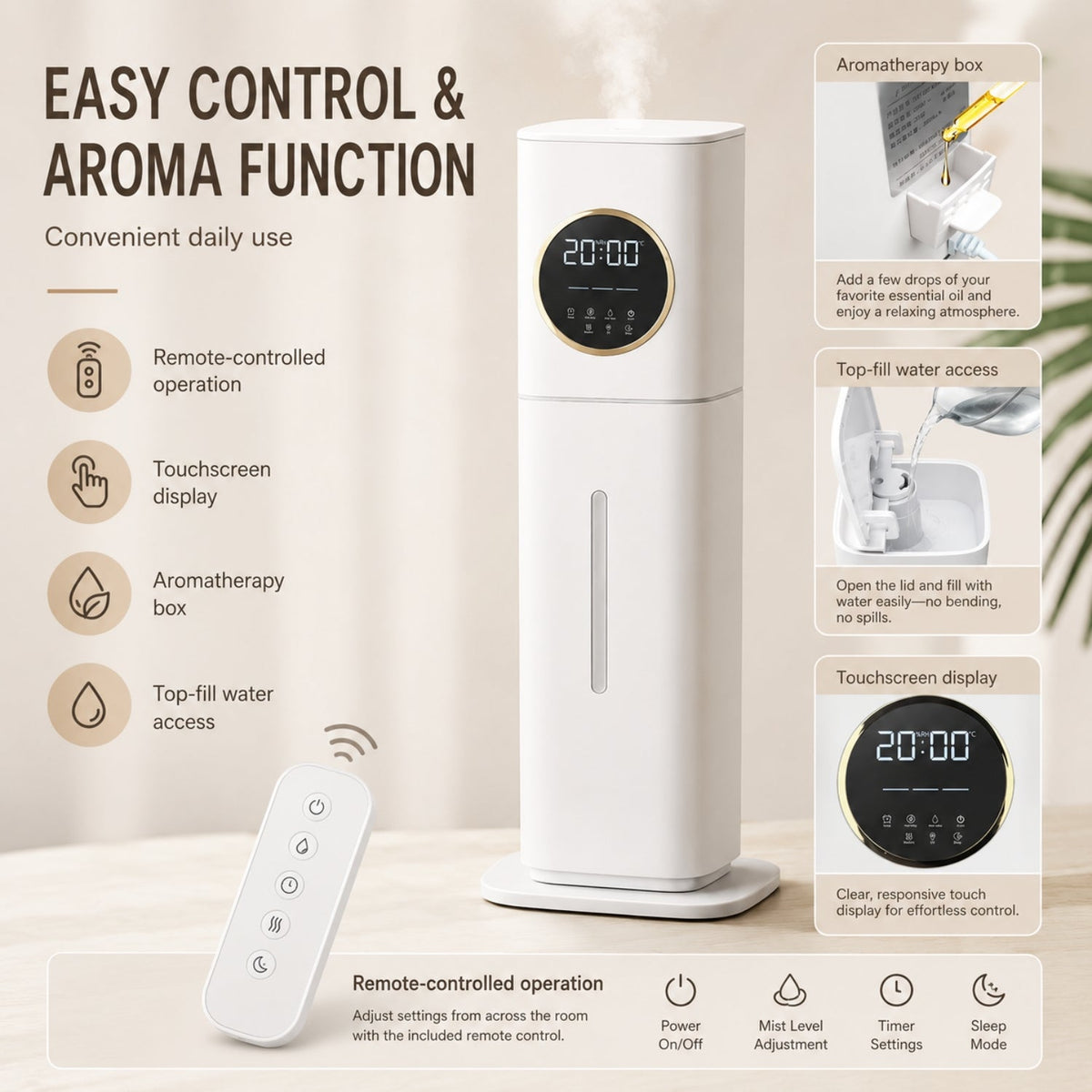 Ibavor Ultrasonic Humidifier