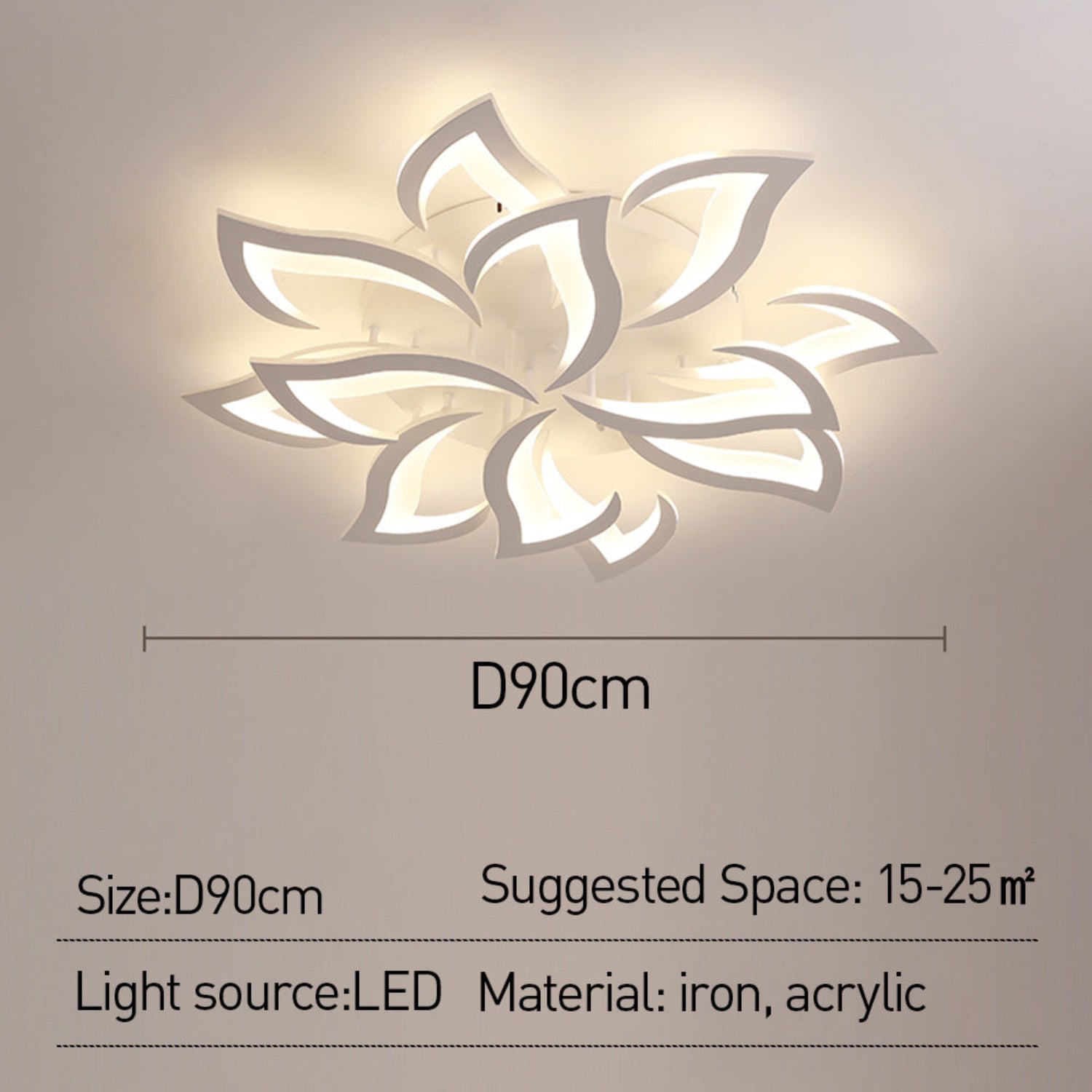 Lomesca Flower Ceiling Light