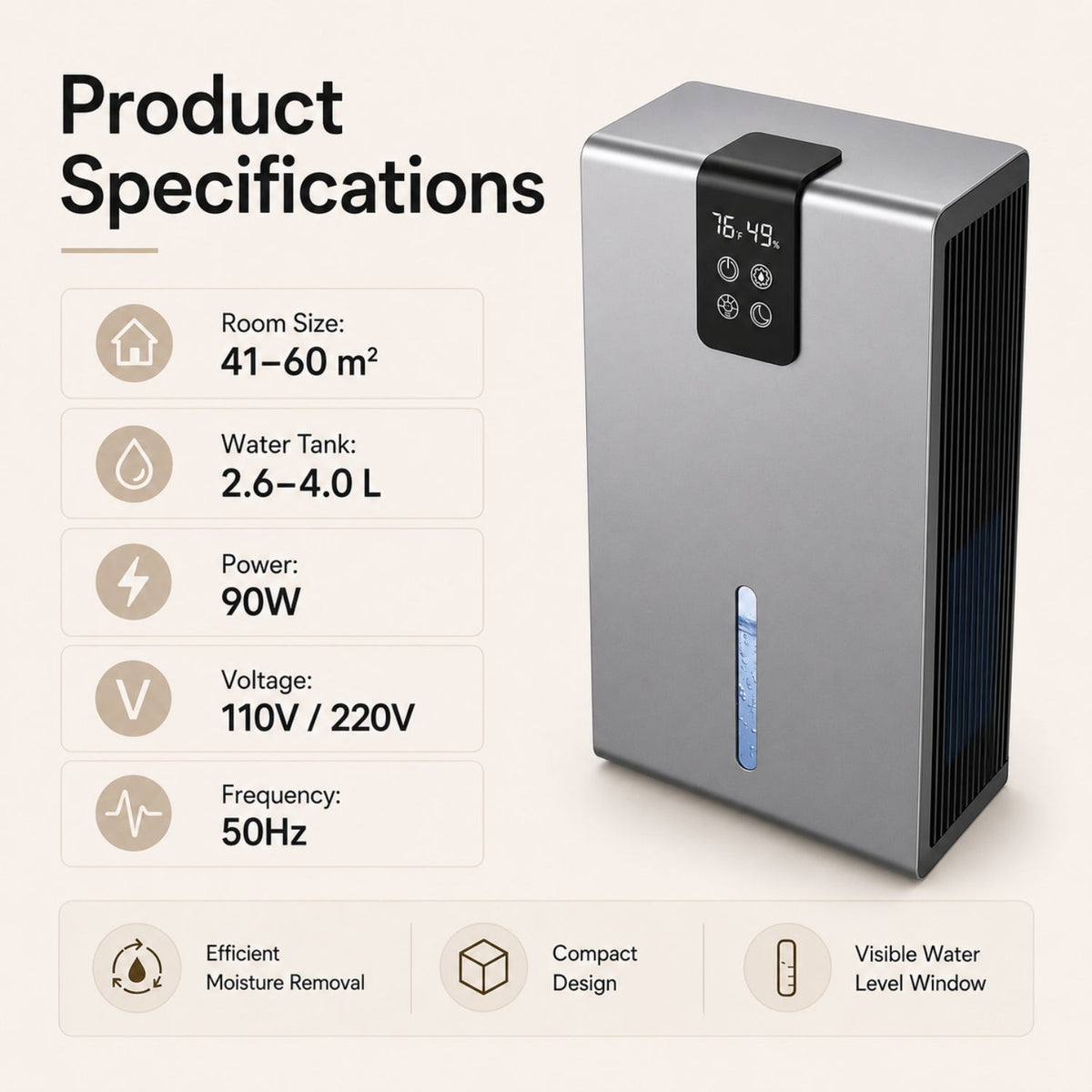 Avinaro Home Dehumidifier