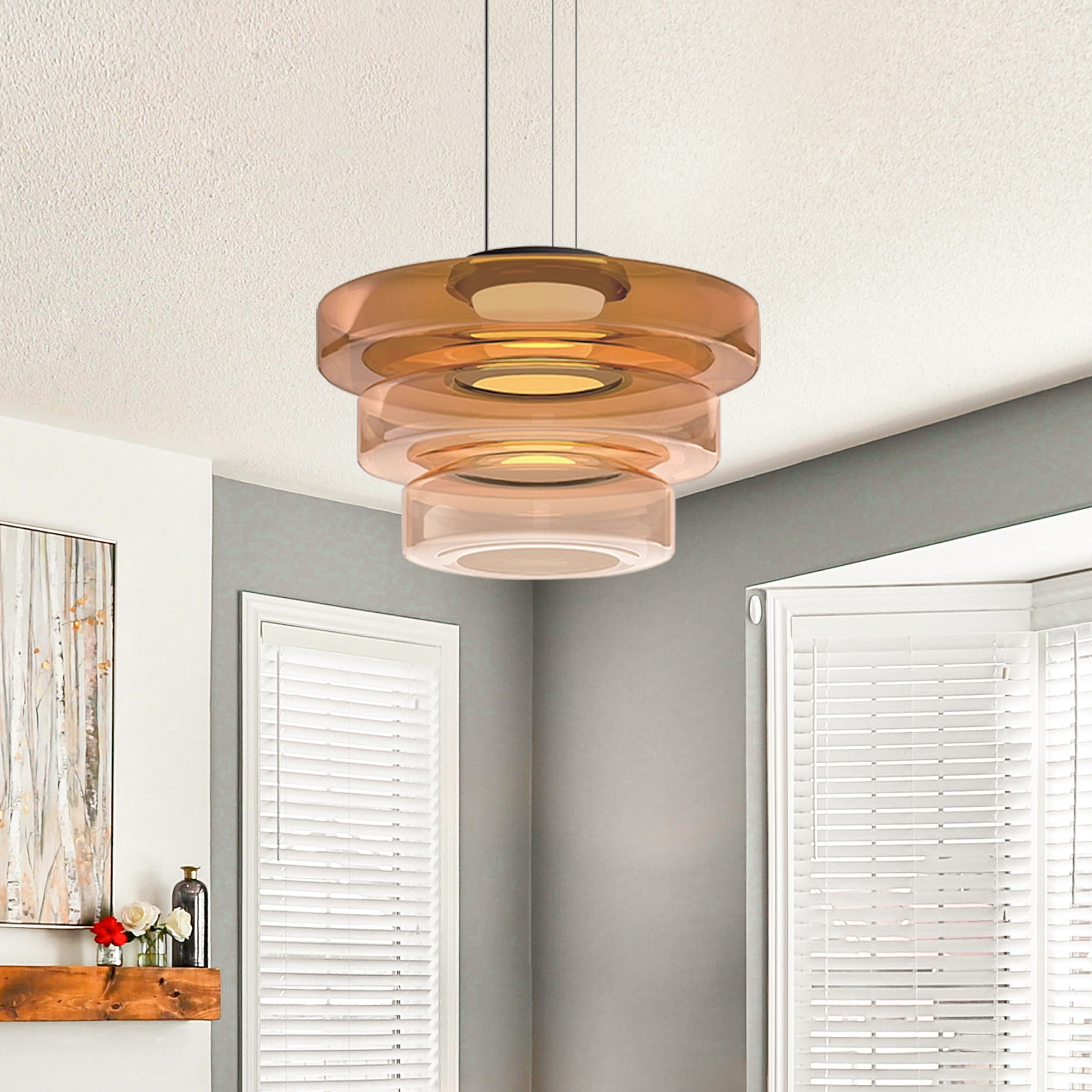 Solen Layered Pendant Light