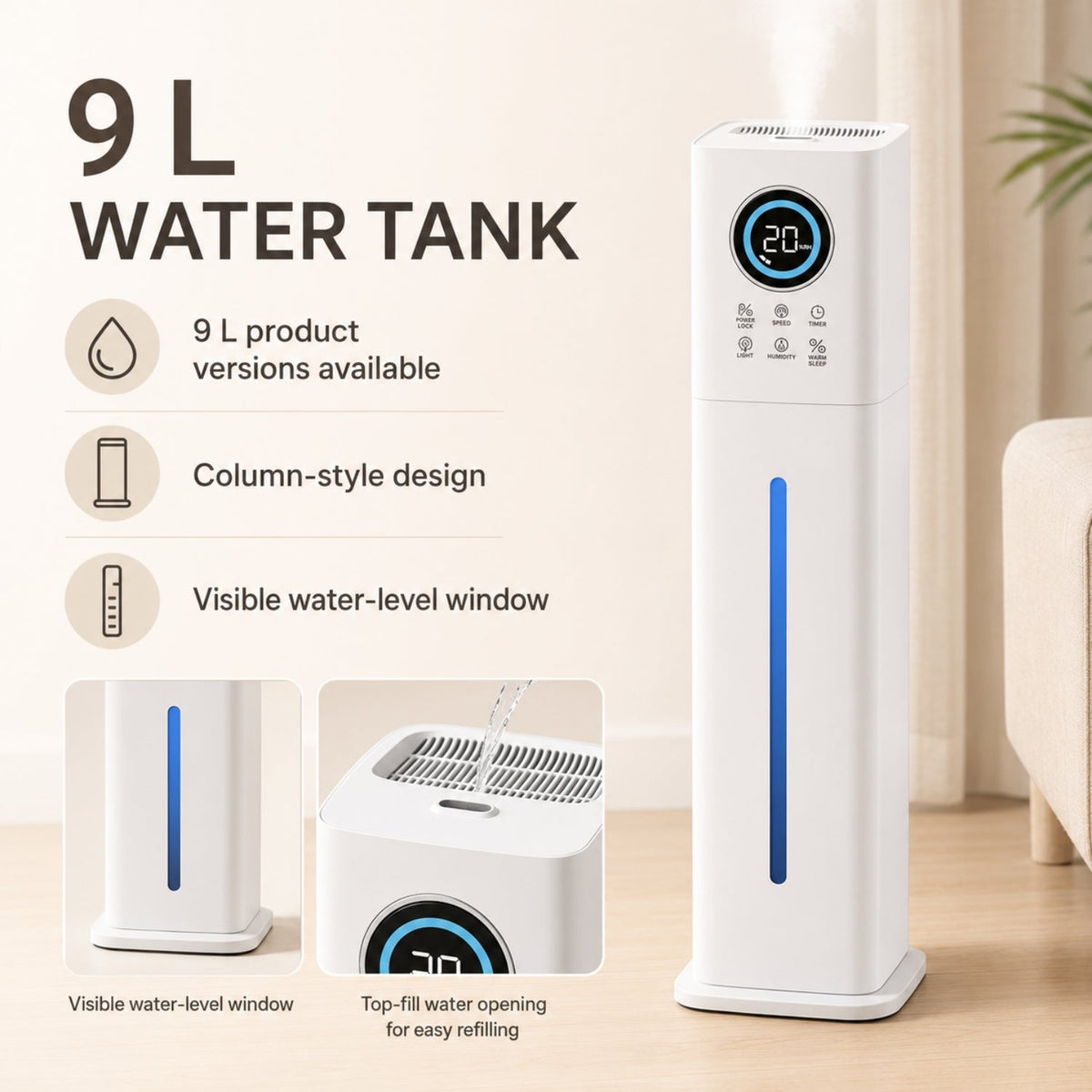 Gosero Column Humidifier
