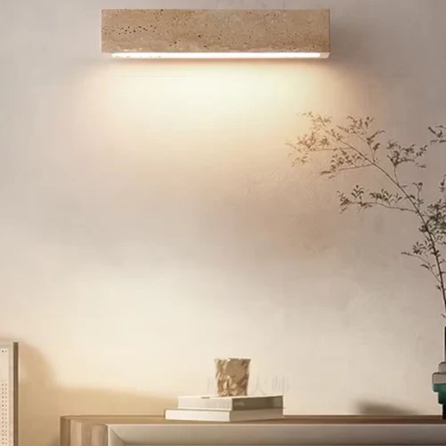 Ismuno Travertine Wall Light