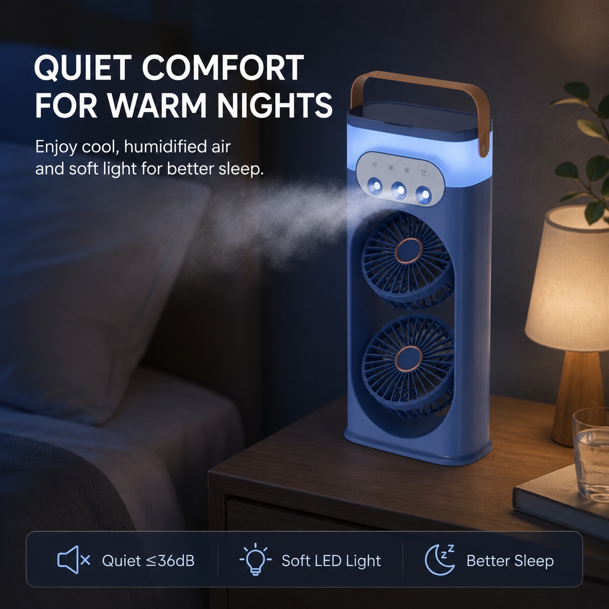 Foroova Portable Tower Fan