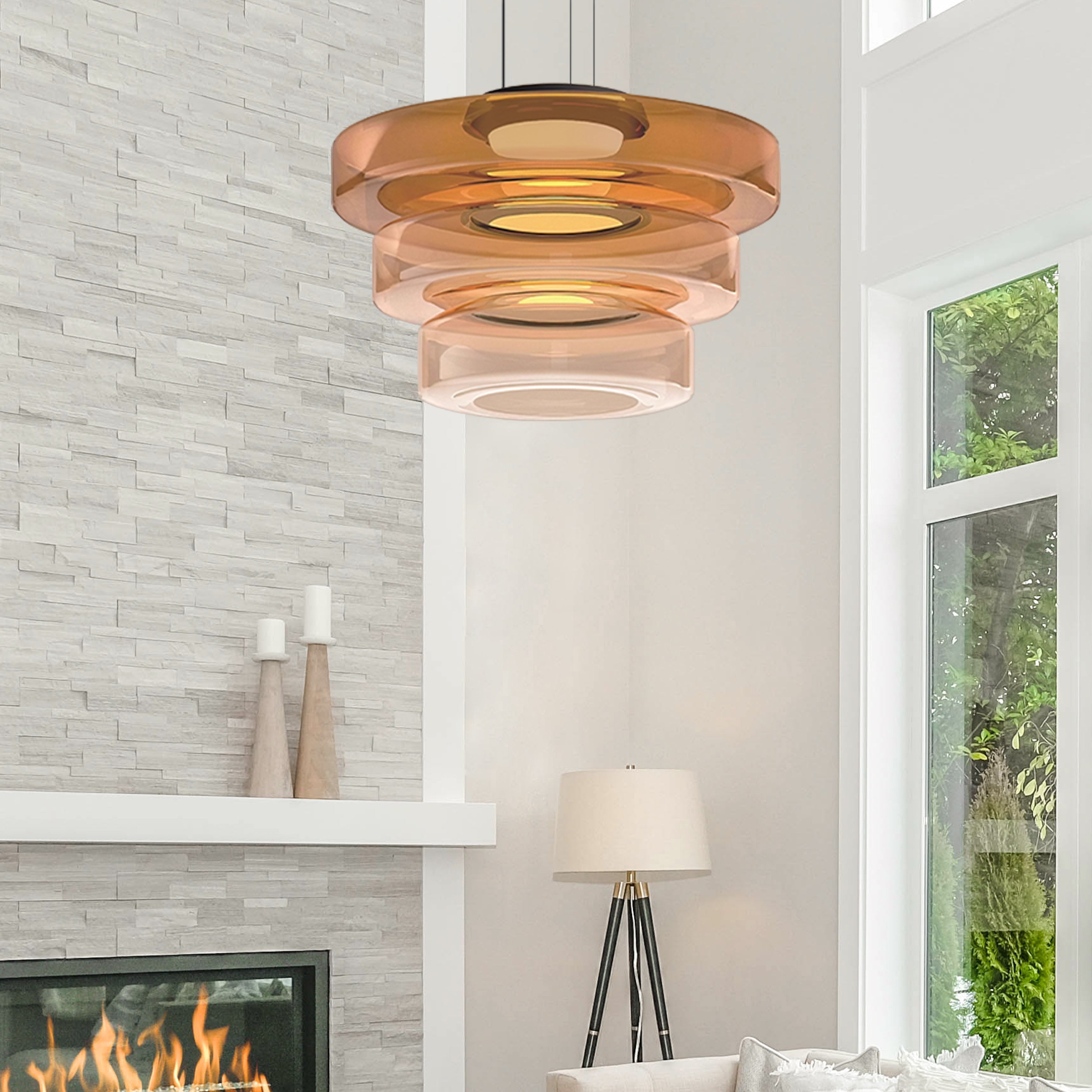 Solen Layered Pendant Light