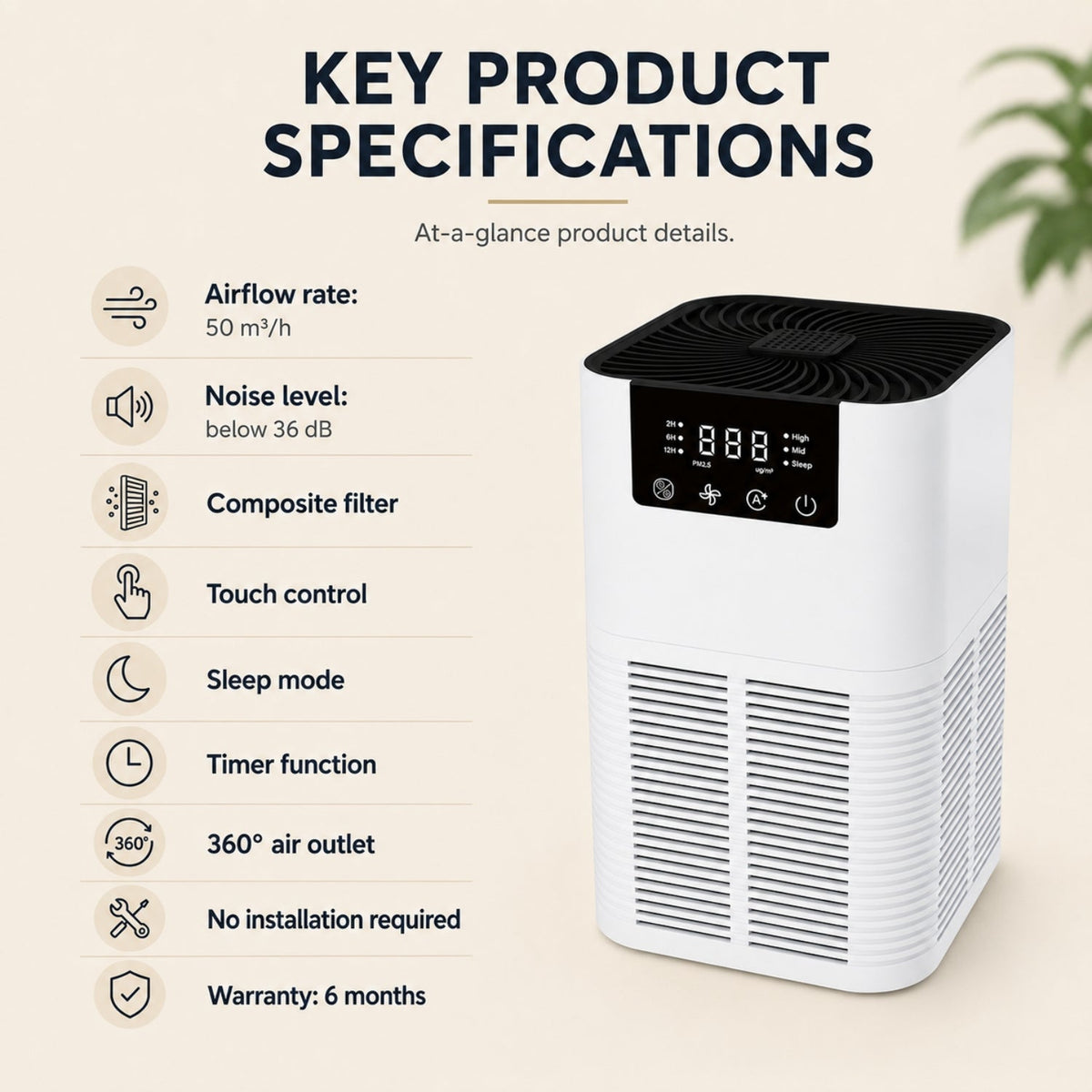 Opavelo Air Purifier