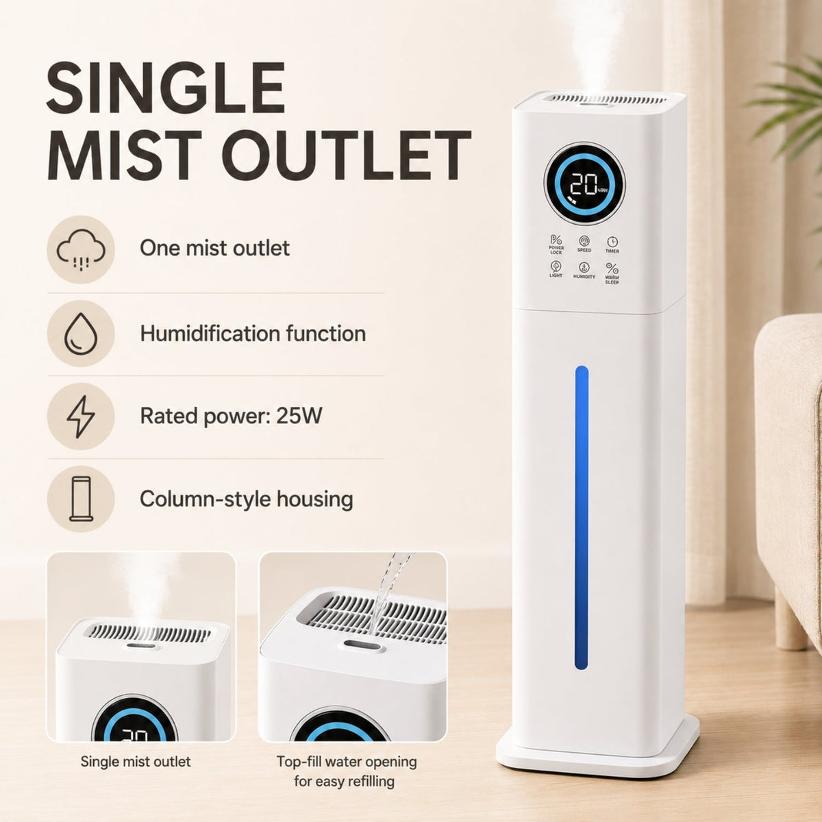 Gosero Column Humidifier